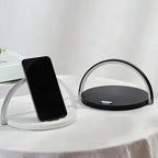 Caricatore wireless 3 in 1 con supporto per cellulare e lampada LED