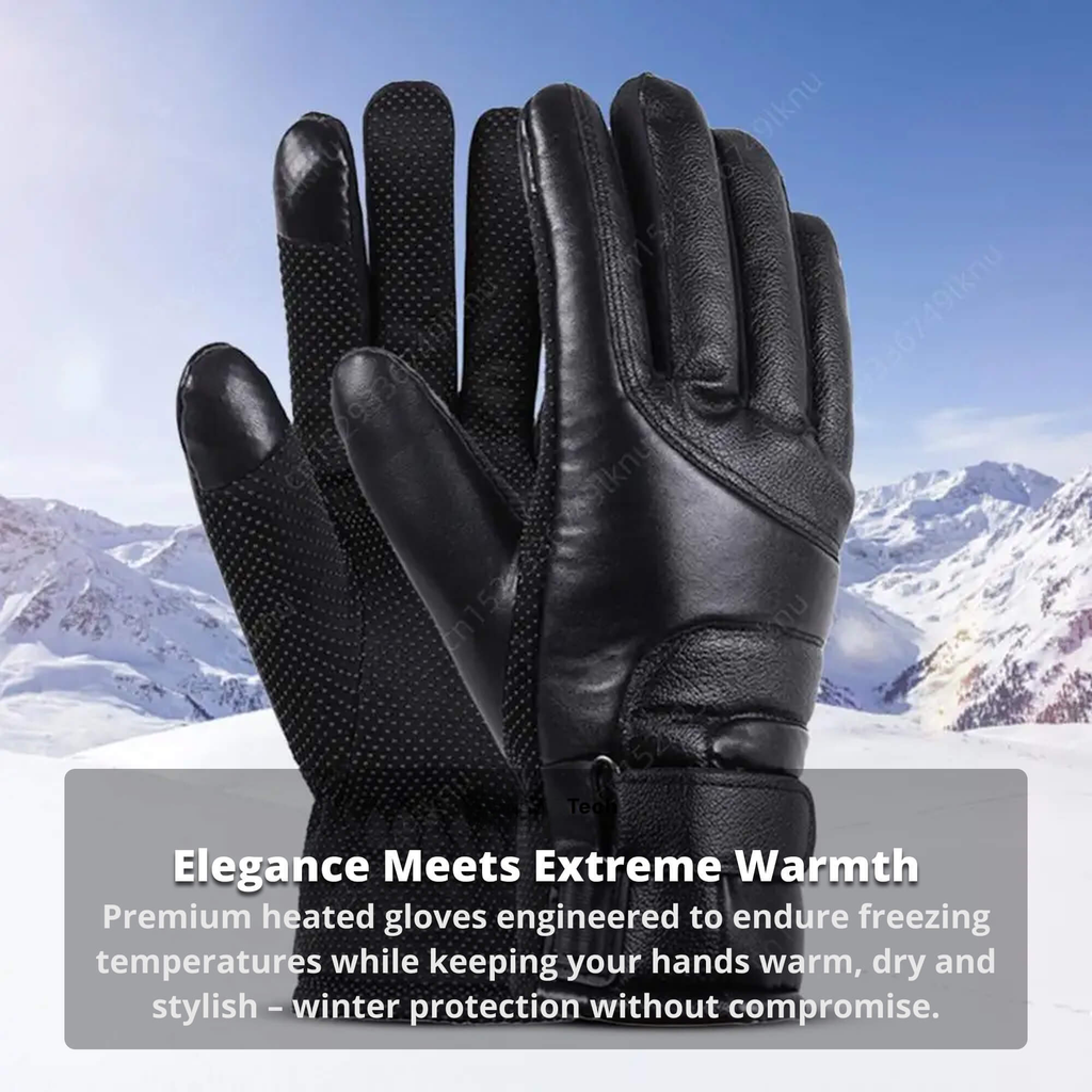 Heated Gloves for Women UK – Guanti invernali termici impermeabili da donna con touch screen e design riscaldato ricaric