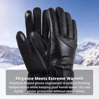 Heated Gloves for Women UK – Guanti invernali termici impermeabili da donna con touch screen e design riscaldato ricaric