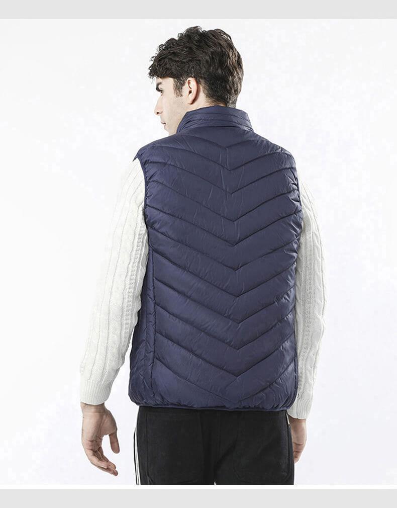 Gilet riscaldato elettricamente per la stagione fredda