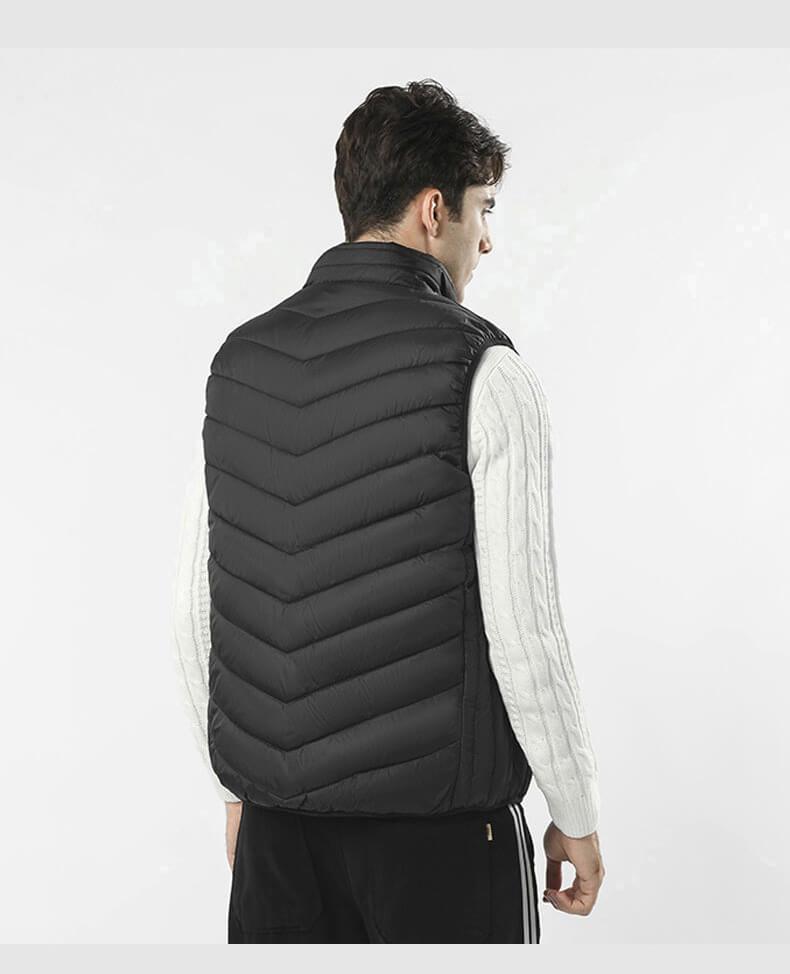 Gilet riscaldato elettricamente per la stagione fredda