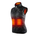 Gilet riscaldato da donna con design trapuntato slim fit e ricaricabile tramite USB