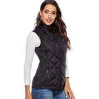 Gilet riscaldato da donna con design trapuntato slim fit e ricaricabile tramite USB
