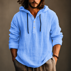 Felpa con cappuccio Herren Freizeit Langarm Kapuzenpullover