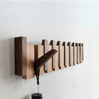 Appendiabiti da parete in legno a forma di pianoforte, design elegante e legno durevole