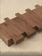 Appendiabiti da parete in legno a forma di pianoforte, design elegante e legno durevole