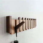 Appendiabiti da parete in legno a forma di pianoforte, design elegante e legno durevole
