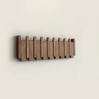 Appendiabiti da parete in legno a forma di pianoforte, design elegante e legno durevole