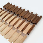 Appendiabiti da parete in legno a forma di pianoforte, design elegante e legno durevole