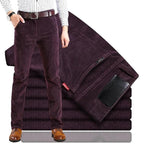 Pantaloni in velluto a coste da uomo