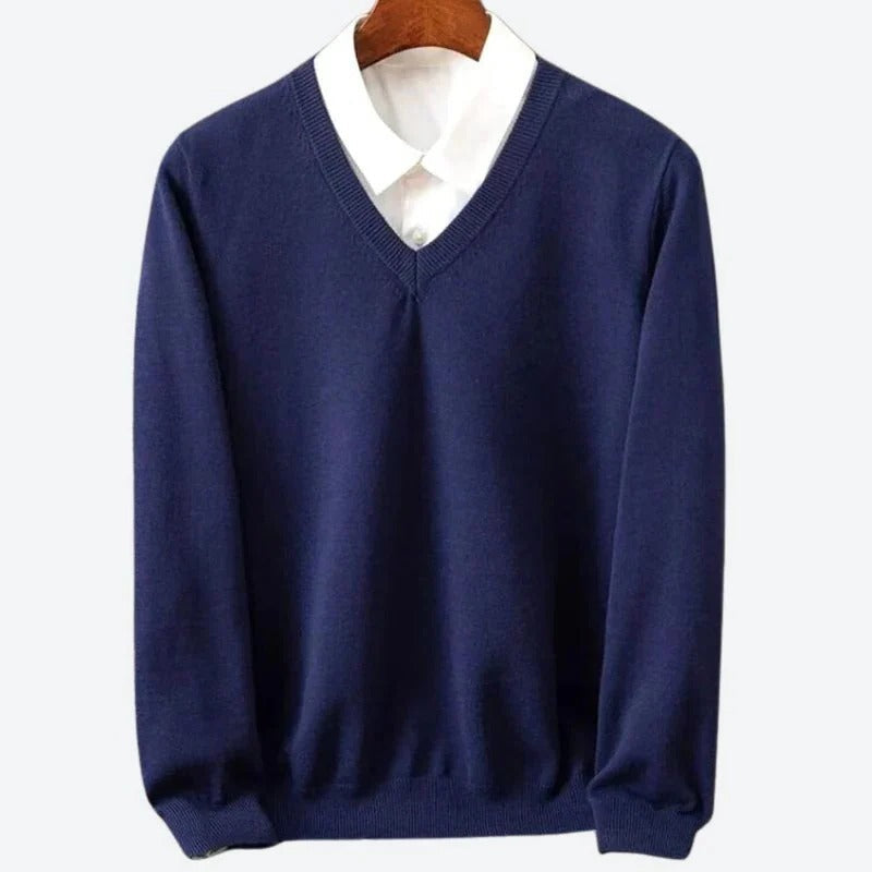 Elegante maglione in cashmere per uomo | Stile e comfort veritiero