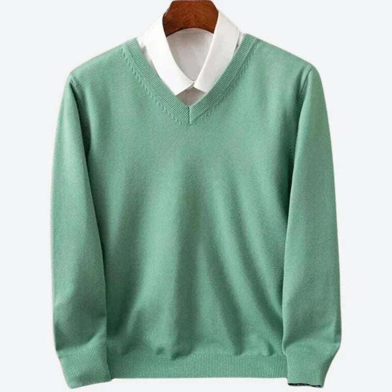 Elegante maglione in cashmere per uomo | Stile e comfort veritiero