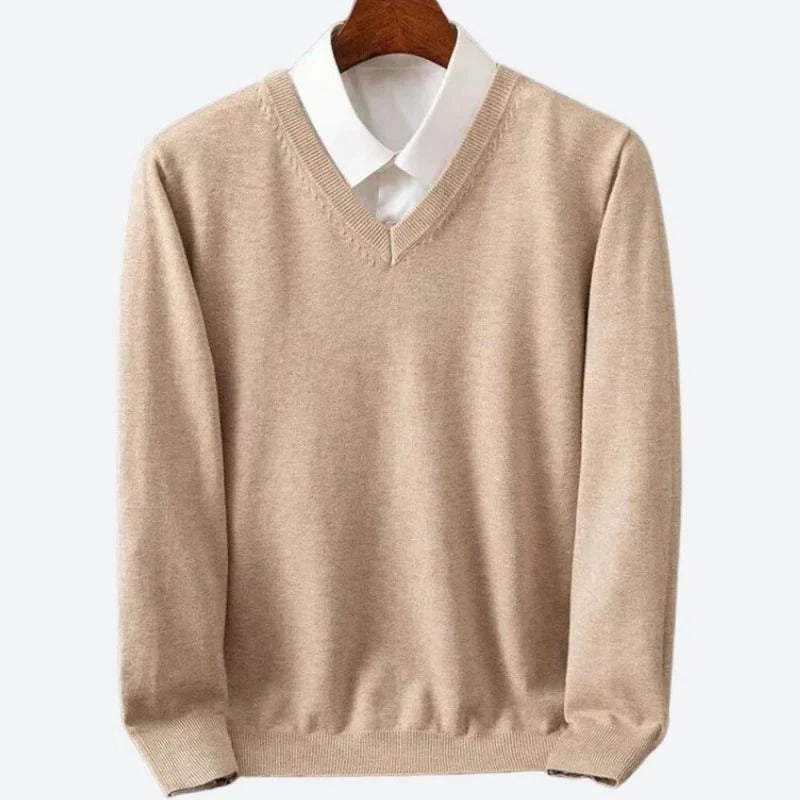 Elegante maglione in cashmere per uomo | Stile e comfort veritiero