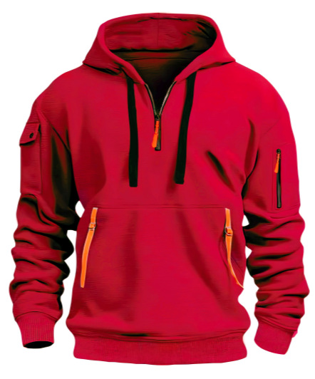 Felpa con cappuccio Heren con rits en capuchon | Felpa casual da esterno