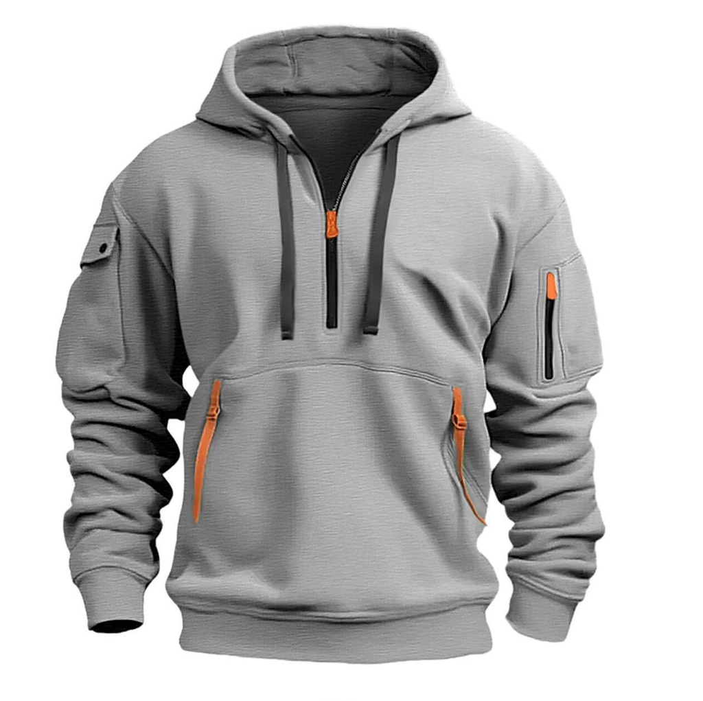 Felpa con cappuccio Heren con rits en capuchon | Felpa casual da esterno