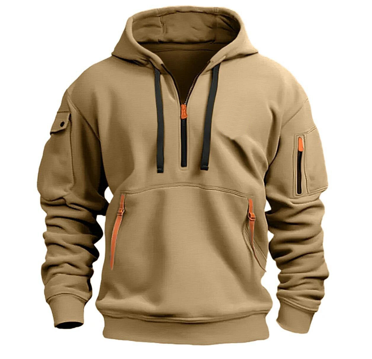 Felpa con cappuccio Heren con rits en capuchon | Felpa casual da esterno