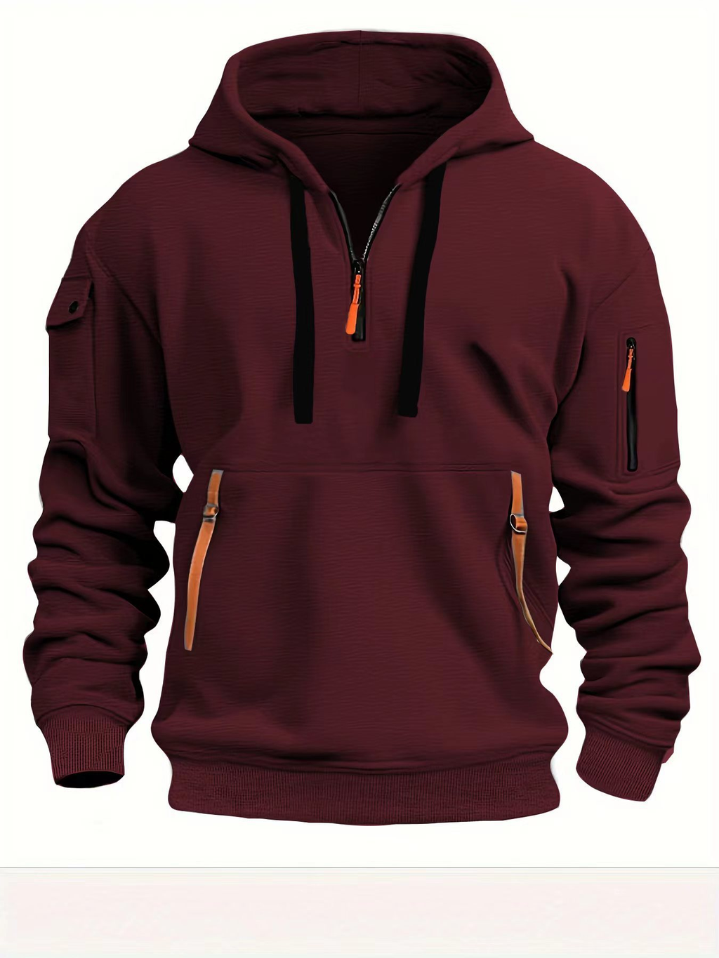 Felpa con cappuccio Heren con rits en capuchon | Felpa casual da esterno
