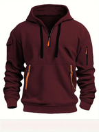 Felpa con cappuccio Heren con rits en capuchon | Felpa casual da esterno