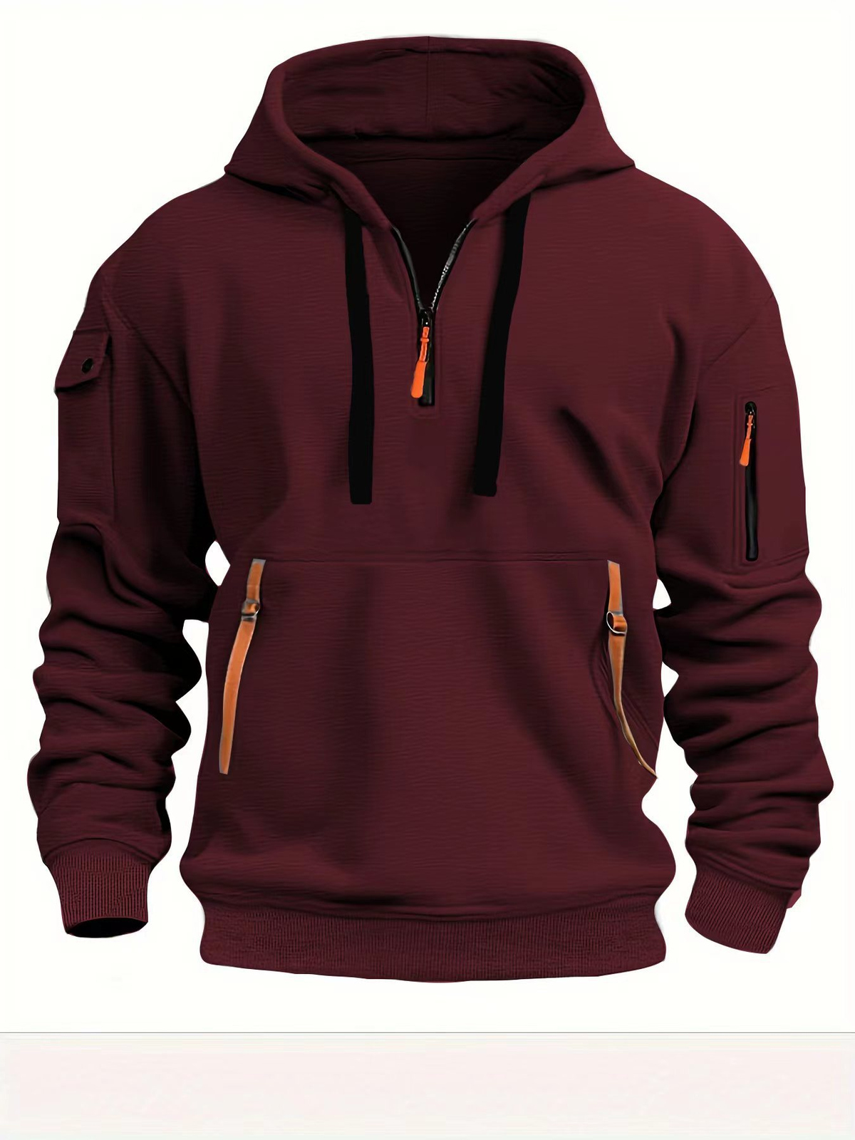 Felpa con cappuccio Heren con rits en capuchon | Felpa casual da esterno