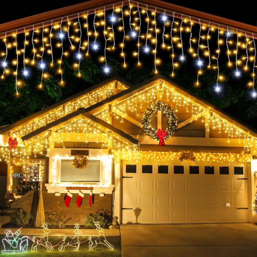 Luci per decorazioni natalizie a LED per esterni