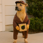 Vestito per la consegna di costumi per cani di Halloween