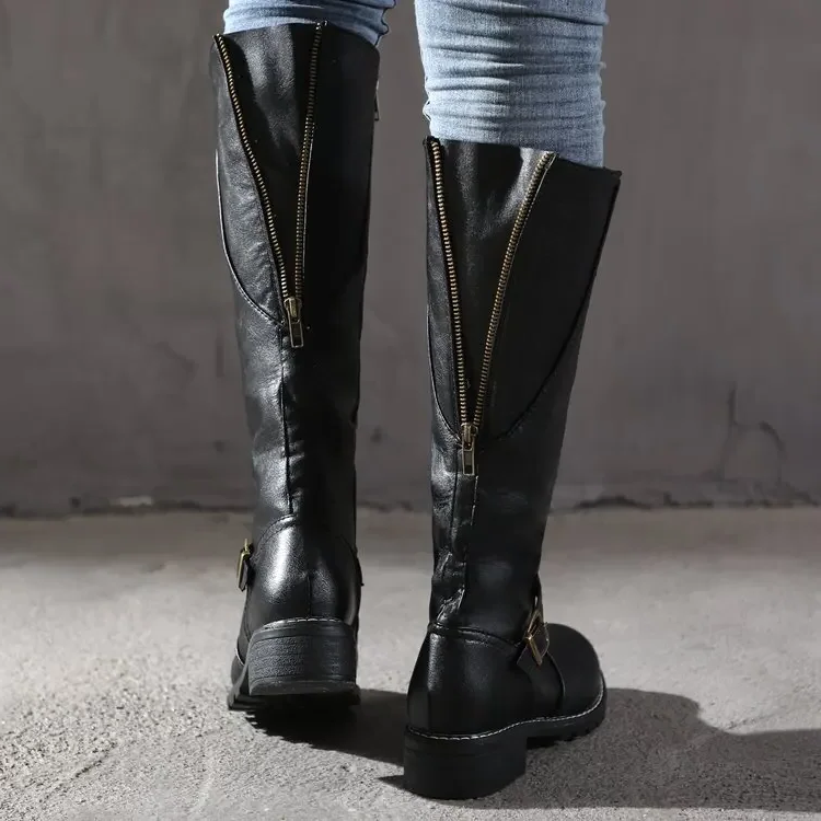 Stivali eleganti in pelle | stivali da donna alla moda per ogni occasione
