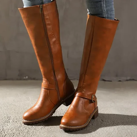 Stivali eleganti in pelle | stivali da donna alla moda per ogni occasione