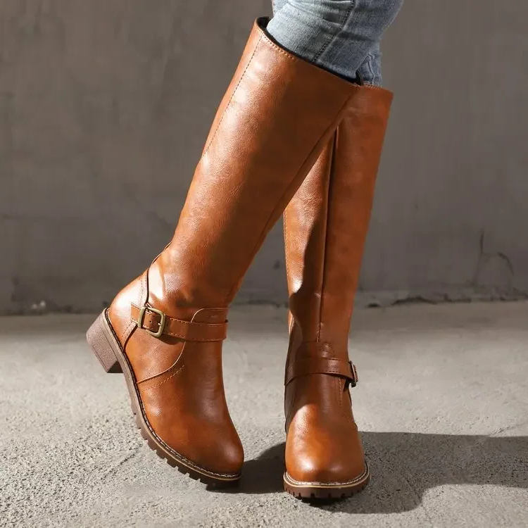 Stivali eleganti in pelle | stivali da donna alla moda per ogni occasione
