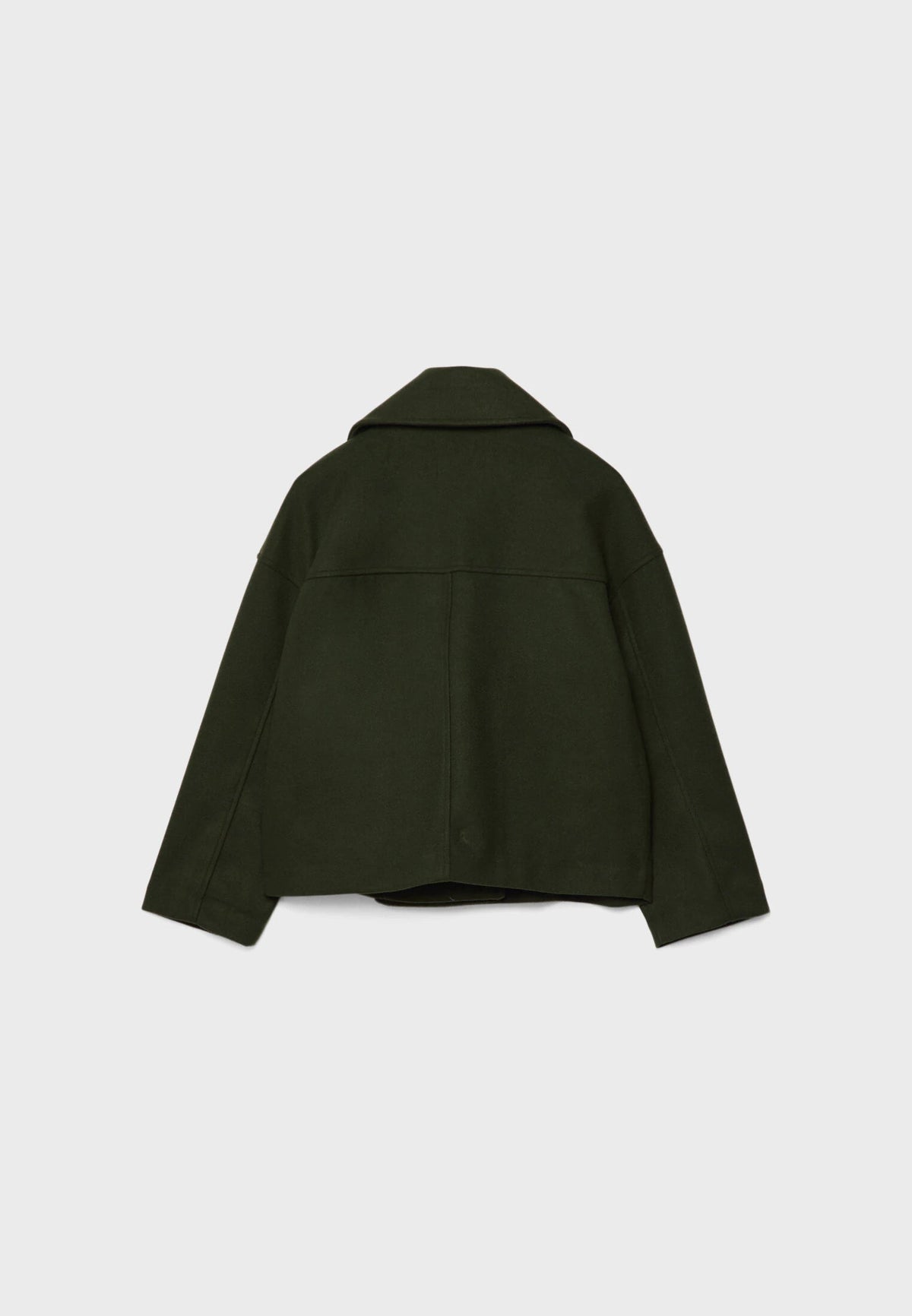 Giacca corta da donna doppiopetto dalla vestibilità elegante per l'autunno inverno