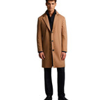 Cappotto invernale lungo da uomo