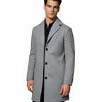 Cappotto invernale lungo da uomo