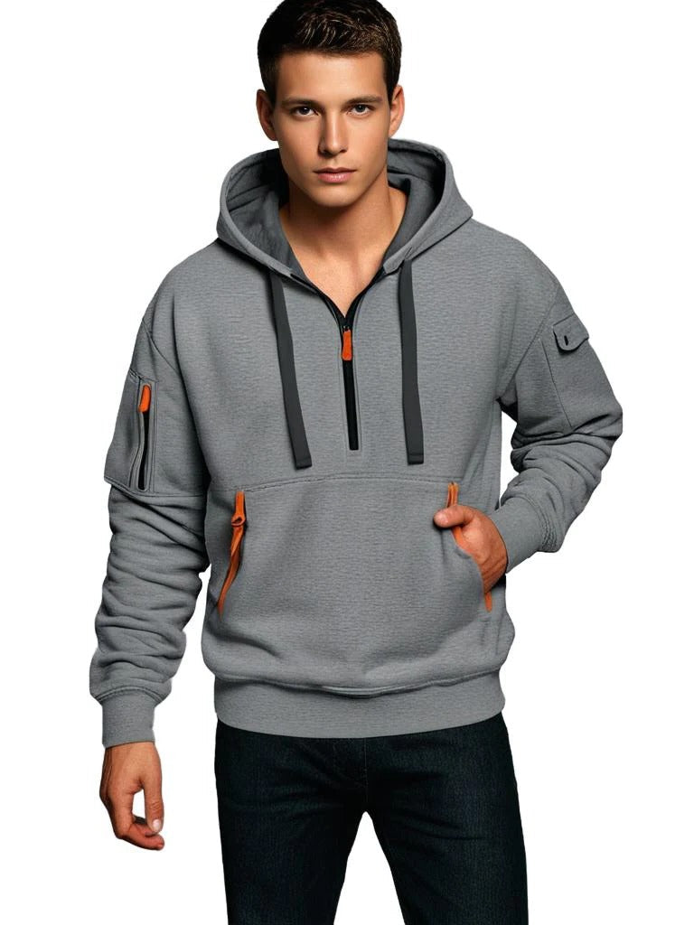 Felpa con cappuccio da uomo con stile e comfort