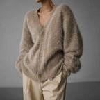 Maglione da donna in morbido cashmere di alta qualità