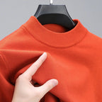 Maglione in cashmere da uomo di alta qualità con orlo elegante