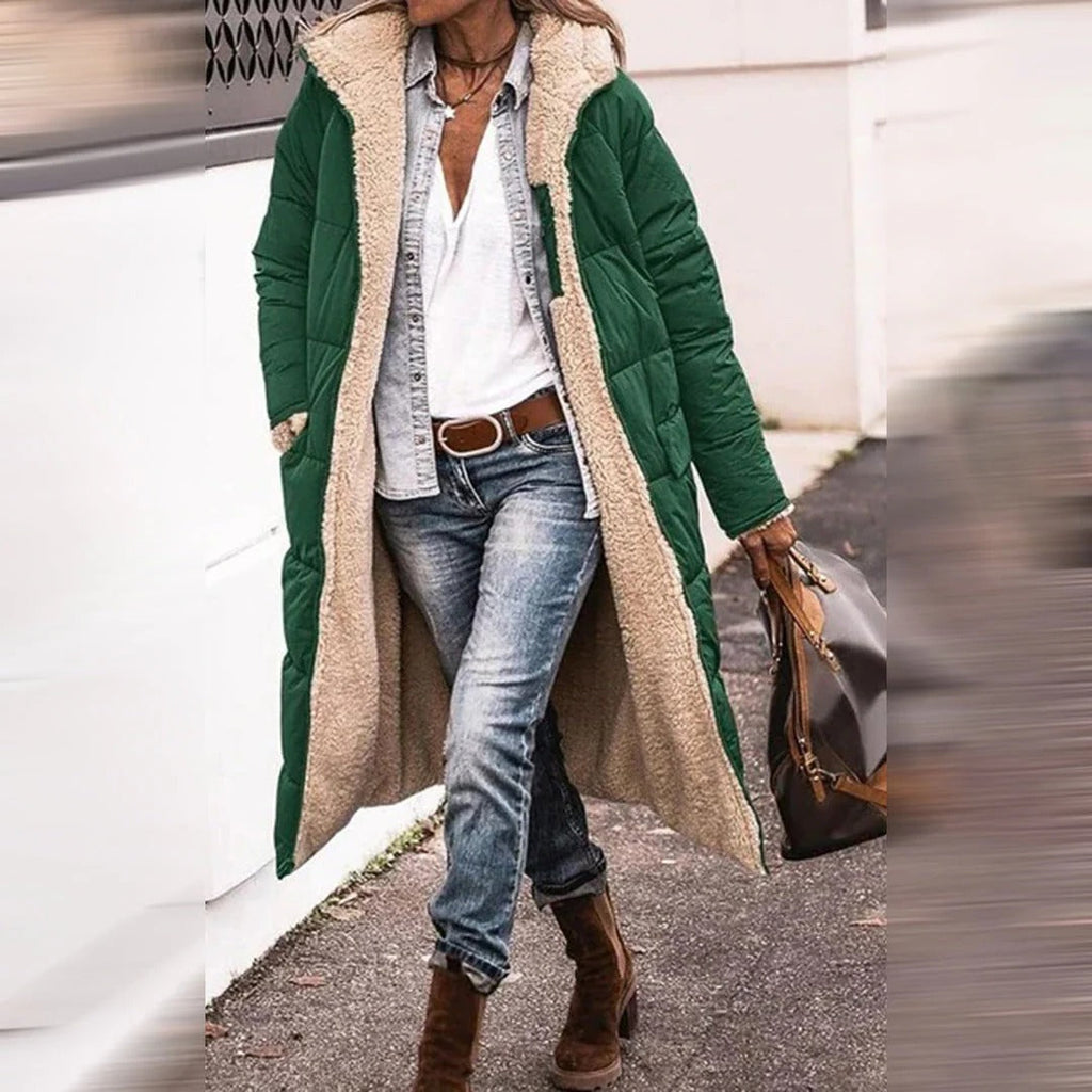 Cappotto invernale lungo da donna