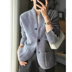 Giacca in maglione di lana spessa per il freddo invernale