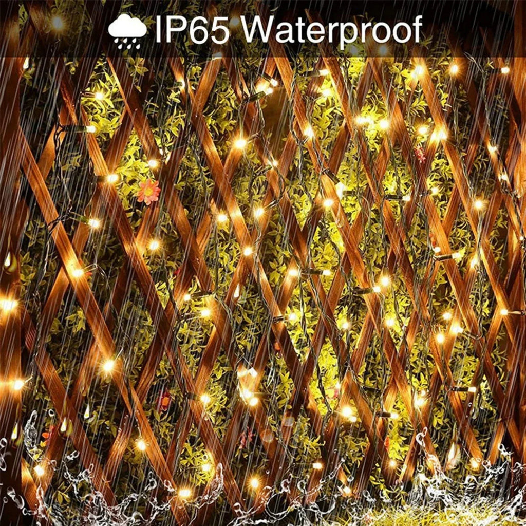 Christmas Delight - Magiche luci per tende a LED per esterni