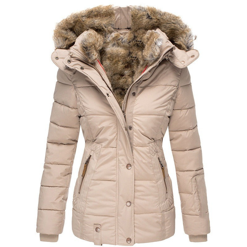 Cappotto invernale Nordelle | Capispalla trapuntato con cappuccio isolante per donna