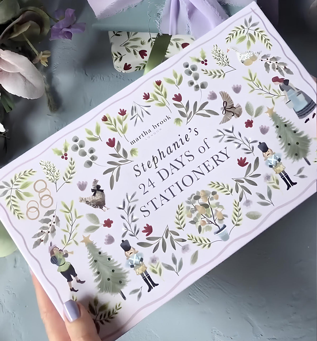 JollyJournals™ - Calendario dell’Avvento con cancelleria 24 sorprese