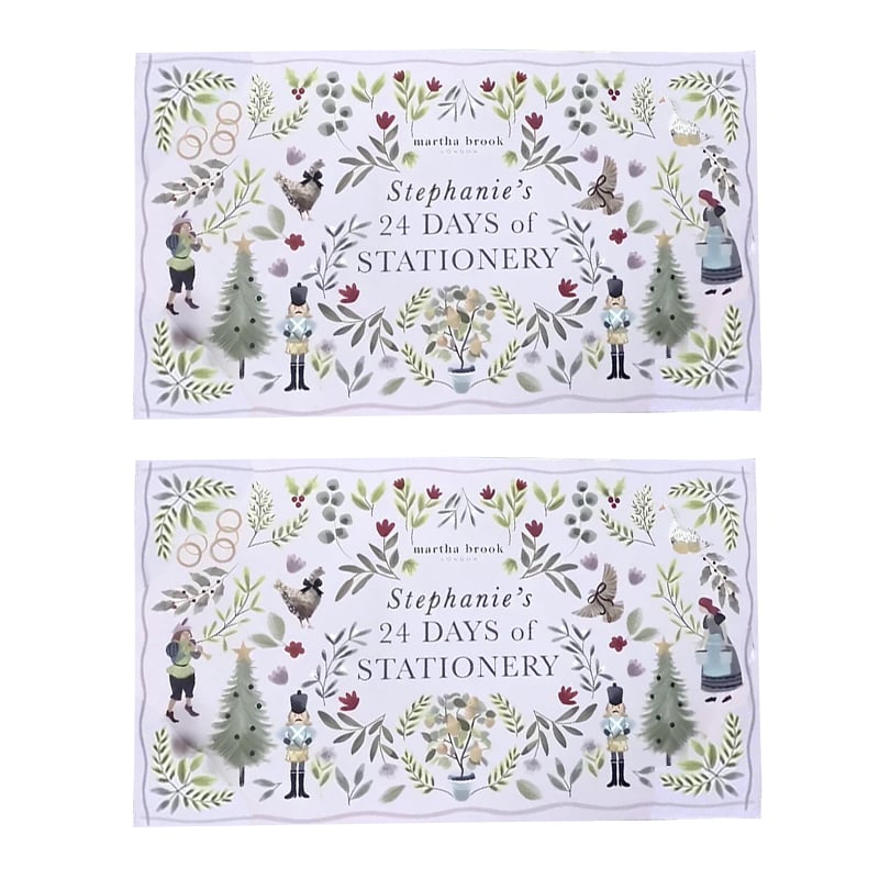 JollyJournals™ - Calendario dell’Avvento con cancelleria 24 sorprese