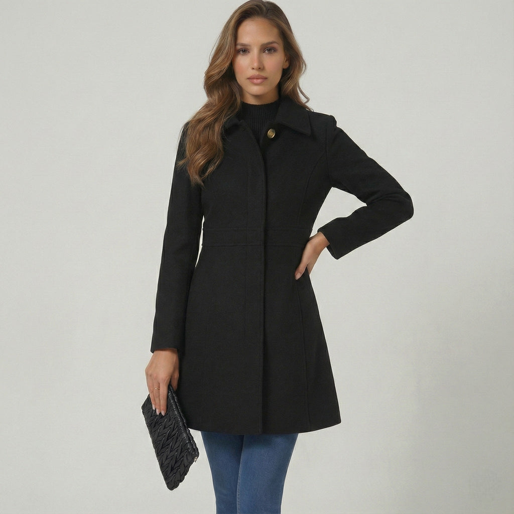Cappotto elegante da donna con linea ad A | Caloroso comfort e fascino senza tempo