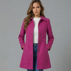 Cappotto elegante da donna con linea ad A | Caloroso comfort e fascino senza tempo