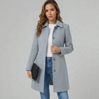 Cappotto elegante da donna con linea ad A | Caloroso comfort e fascino senza tempo