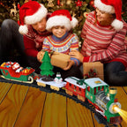 Set trenino elettrico di Natale per bambini con suoni e luci