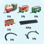 Set trenino elettrico di Natale per bambini con suoni e luci