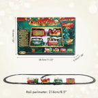 Set trenino elettrico di Natale per bambini con suoni e luci