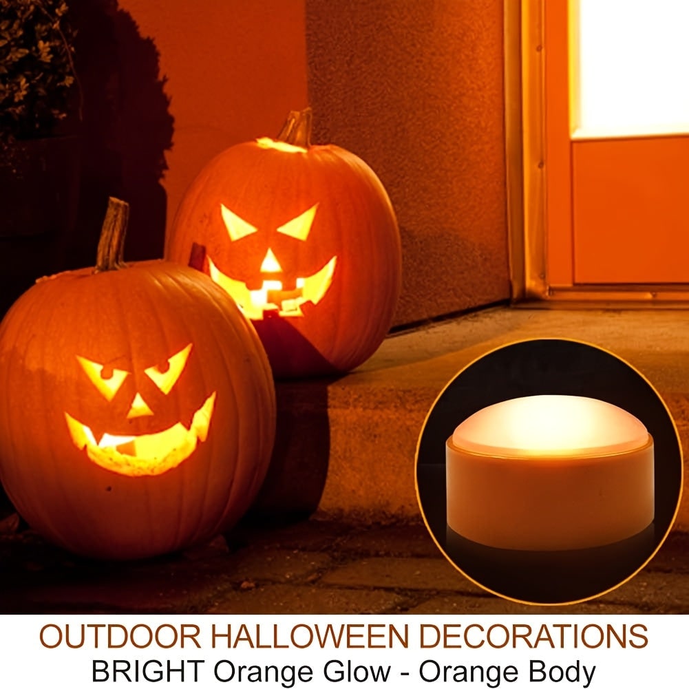 Luci di zucca per bambini di Halloween Jack O Lantern con telecomando e candele LED per la decorazione