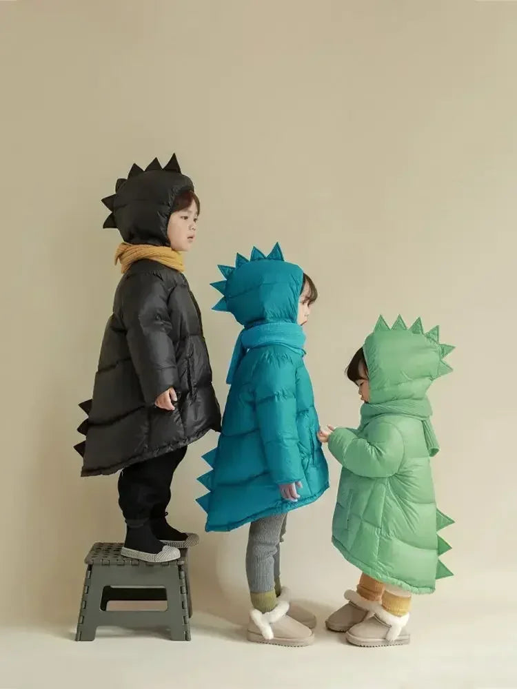 Giacca invernale da bambino Ruggente Dino - Calda e impermeabile