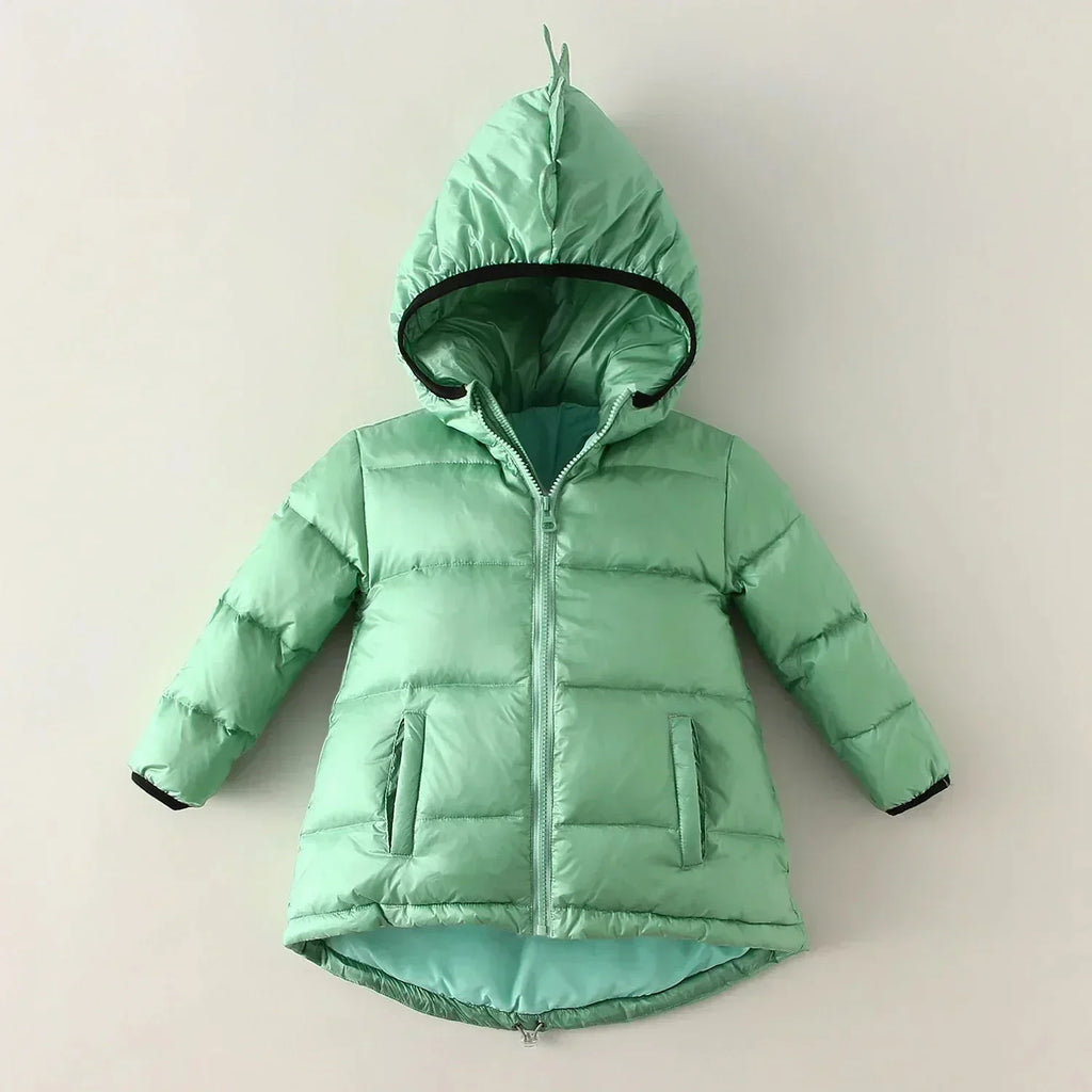 Giacca invernale da bambino Ruggente Dino - Calda e impermeabile