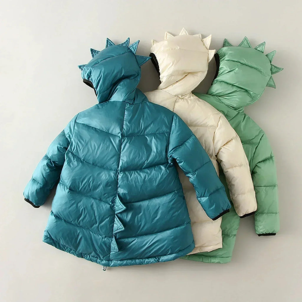 Giacca invernale da bambino Ruggente Dino - Calda e impermeabile